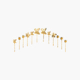 Jennifer Behr - Farasha Bobby Pin Set -- Gold