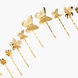 Jennifer Behr - Farasha Bobby Pin Set -- Gold