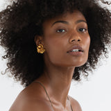 Jennifer Behr - Pansy Earrings -- Gold