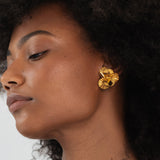 Jennifer Behr - Pansy Earrings -- Gold