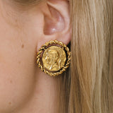 Jennifer Behr - Augusta Earrings -- Gold