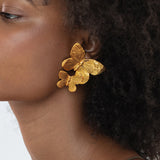 Jennifer Behr - Papillon Earrings -- Gold Post