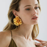 Jennifer Behr - Gladiolus Earrings -- Gold