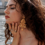 Jennifer Behr x Léanne Ansar Aimée Earrings -- Gold