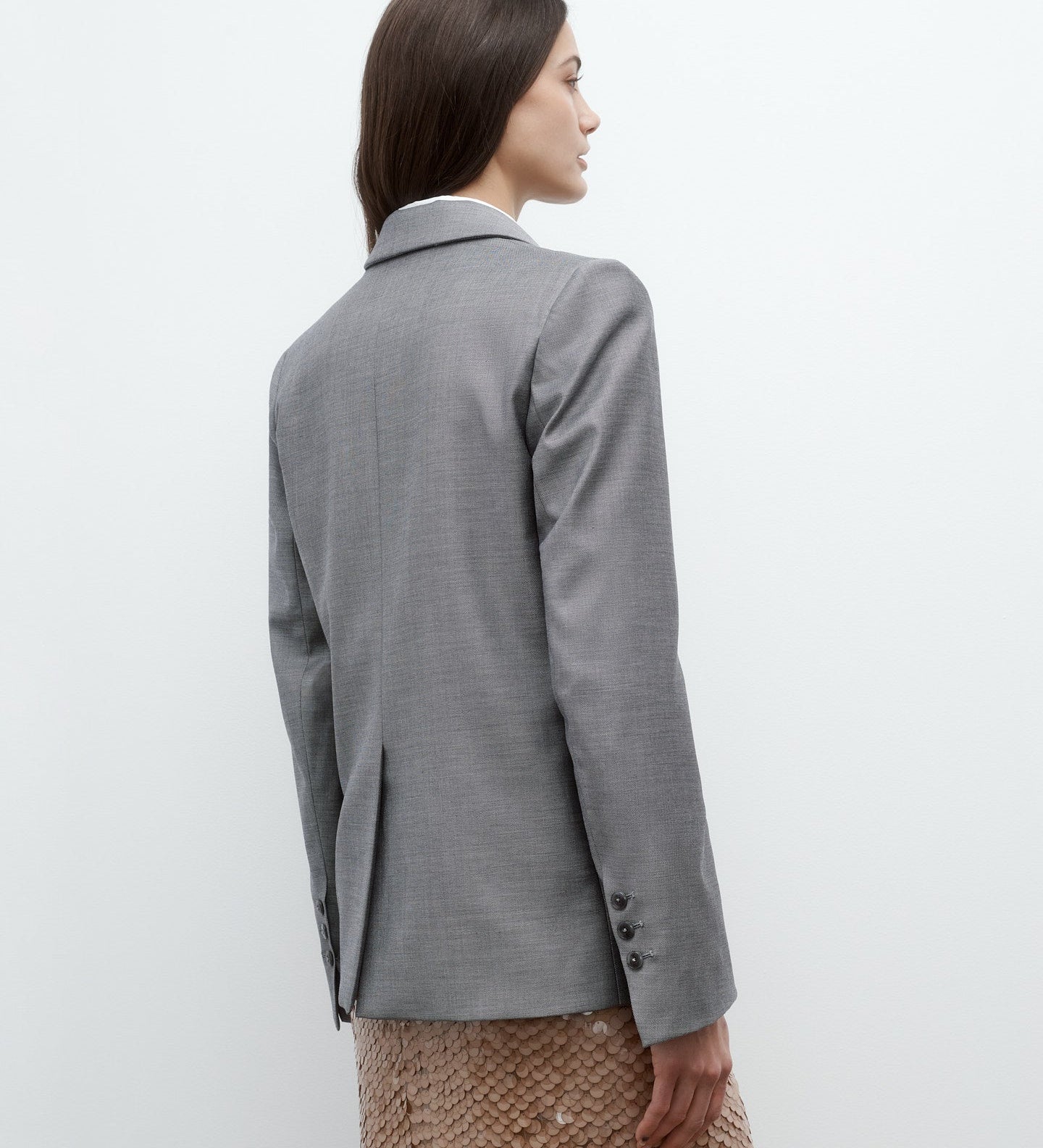 TWP - Perfect Boyfriend Blazer in Chintzed Wool