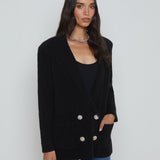 L'AGENCE - Eileen Knit Boyfriend Blazer