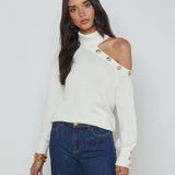L'AGENCE - Brixie Cutout Turtleneck