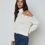 L'AGENCE - Brixie Cutout Turtleneck