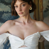 Jennifer Behr - Deb Earrings -- Champagne
