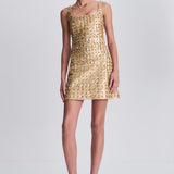 Simkhai - Ziva Embellished Satin Mini Dress