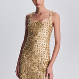 Simkhai - Ziva Embellished Satin Mini Dress