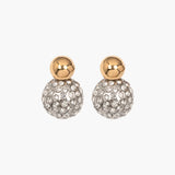 Jennifer Behr - Ida Earrings -- Crystal Antique Gold