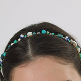 Jennifer Behr - Marietta Headband -- Ocean