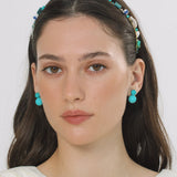 Jennifer Behr - Marietta Headband -- Ocean