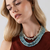 Jennifer Behr - Amani Necklace -- Blue Quartz