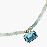 Jennifer Behr - Elba Necklace -- Aquamarine