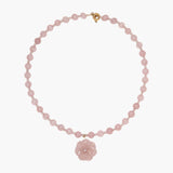 Jennifer Behr - Chandra Necklace -- Rose Quartz