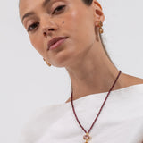 Jennifer Behr - Freya Necklace -- Garnet
