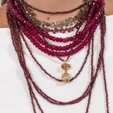 Jennifer Behr - Freya Necklace -- Garnet