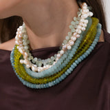 Jennifer Behr - Veronica Necklace -- Blue Quartz