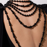 Jennifer Behr - Veda Necklace -- Onyx