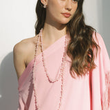 Jennifer Behr - Veda Necklace -- Rose Quartz