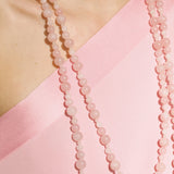 Jennifer Behr - Veda Necklace -- Rose Quartz