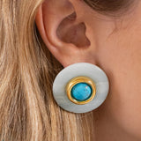 Jennifer Behr - Devon Earrings -- Amazonite