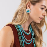 Jennifer Behr - Devon Earrings -- Amazonite