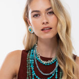 Jennifer Behr - Devon Earrings -- Amazonite