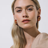 Jennifer Behr - Devon Earrings -- Carnelian