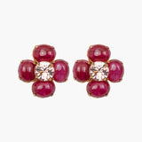 Jennifer Behr - Quinn Earrings -- Garnet
