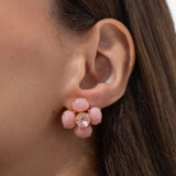 Jennifer Behr - Quinn Earrings -- Pink Opal