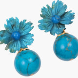 Jennifer Behr - Kaylene Earrings -- Turquoise