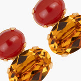 Jennifer Behr - Yvette Earrings -- Carnelian