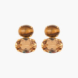 Jennifer Behr - Yvette Earrings -- Tigers Eye