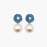 Jennifer Behr - Libby Earrings -- Blue Chalcedony