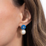 Jennifer Behr - Libby Earrings -- Blue Chalcedony