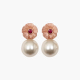Jennifer Behr - Libby Earrings -- Peach Moonstone