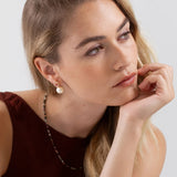 Jennifer Behr - Libby Earrings -- Peach Moonstone