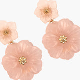 Jennifer Behr - Corinne Earrings -- Rose Quartz