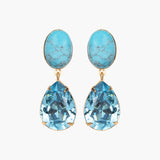 Jennifer Behr - Linette Earrings -- Turquoise