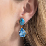 Jennifer Behr - Linette Earrings -- Turquoise