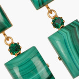 Jennifer Behr - Joliel Earrings -- Malachite