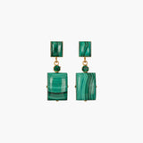 Jennifer Behr - Joliel Earrings -- Malachite