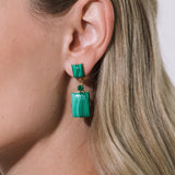 Jennifer Behr - Joliel Earrings -- Malachite