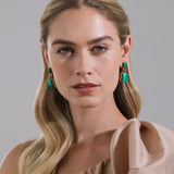 Jennifer Behr - Joliel Earrings -- Malachite
