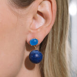 Jennifer Behr - Everly Earrings -- Lapis