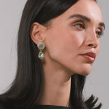Jennifer Behr - Juna Earrings -- Aquamarine