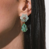 Jennifer Behr - Juna Earrings -- Aquamarine